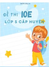 Bộ đề thi IOE Lớp 5 cấp huyện